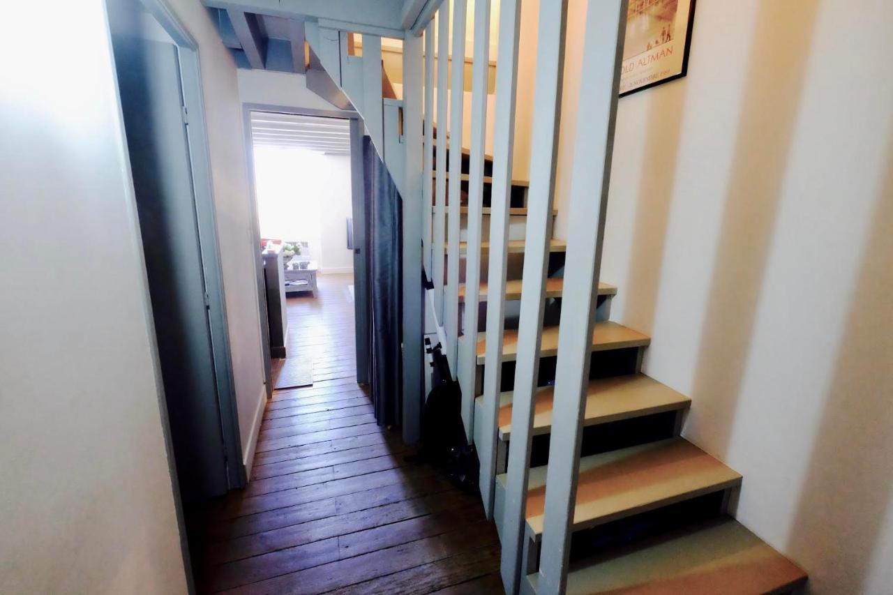 Superbe T3 Duplex Parking Prive Gratuit Sur Place Bordeaux Exteriör bild